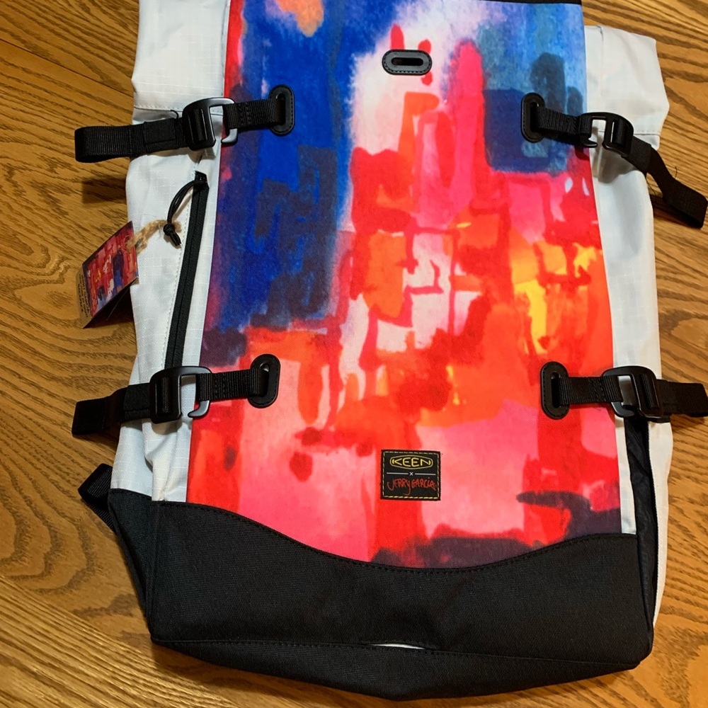 Brand New Keen X Jerry Garcia Backpack 13”x 21” PFAS free, No forever chemicals
